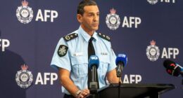 Australian Federal Police acting assistant commissioner Brett James.