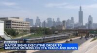 Chicago Mayor Brandon Johnson signs executive order calling for multi-agency approach to stopping smoking on CTA trains, buses