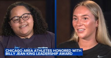 Chicago-area natives Olivia Ohlson, Emily Pape get Billie Jean King Youth Leadership Award at ESPYS' Sports Humanitarian Awards