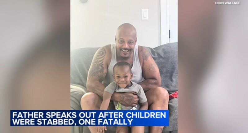 Chicago crime: Dion Wallace speaks out after son killed in Logan Square stabbing, fire; Wendy Tolbert charged after 3 kids stabbed