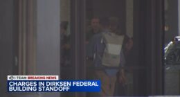 Chicago man Mario Santoyo charged with possession of knife in hours-long standoff at Dirksen Federal Building downtown: officials