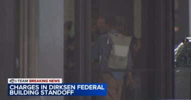 Chicago man Mario Santoyo charged with possession of knife in hours-long standoff at Dirksen Federal Building downtown: officials