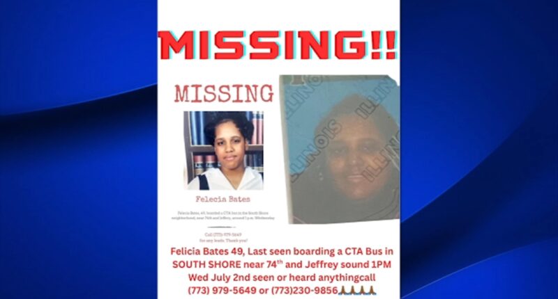 Chicago missing woman: Family searching for Felecia Bates, at-risk woman last seen near South Side CTA bus stop nearly 2 weeks ago