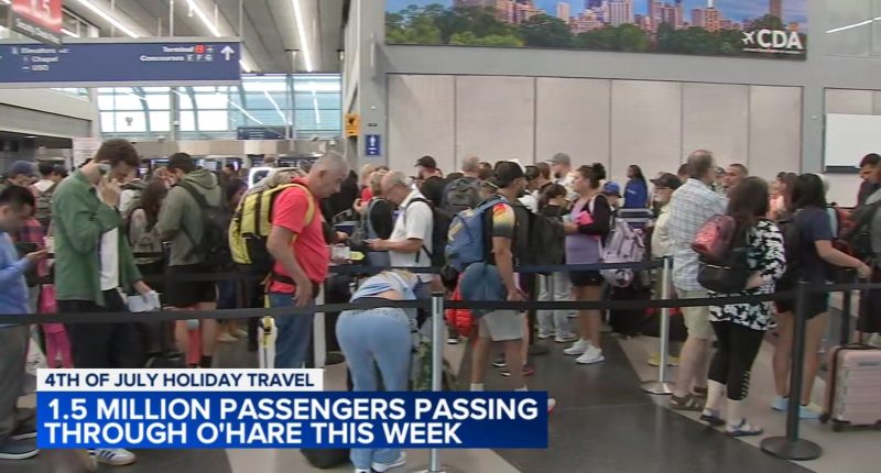 Chicago traffic: 4th of July travelers to hit airports, roads Wednesday