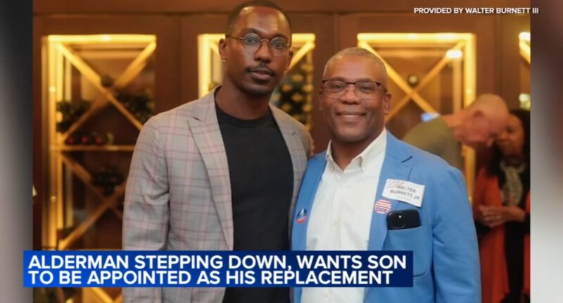 Chicago's 27th Ward Alderman Walter Burnett Jr. wants son to replace him in City Council after retirement, drawing criticism