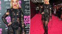 Christina Aguilera is all laced up on 'Burlesque: The Musical' red carpet