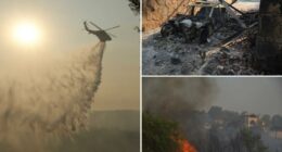 Cyprus wildfire in Troodos mountains destroys homes and cars, two bodies found