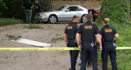 Delta plane wing flap lands in homeowner's driveway