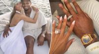 Deshaun Watson and girlfriend Jilly Anais flash diamond wedding bands after tying the knot