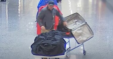 Police allege he then took 53 right-footed shoes only, not pairs, before putting them in his trolley and leaving the centre.
