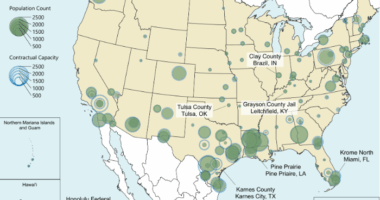 Detention facilities operating over-capacity, new data shows