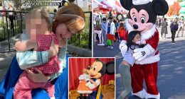 Disney theme park characters Walt Disney Hug rule with children