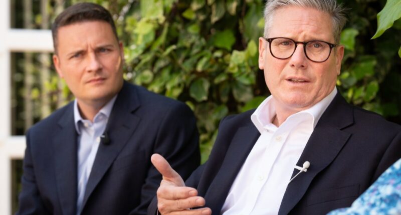 Keir Starmer and Wes Streeting on the campaign trail.