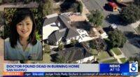 Doctor found dead in house fire was killed by husband: DA