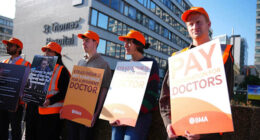 Doctors in England start a 5-day strike over pay. The government says it will hurt patients