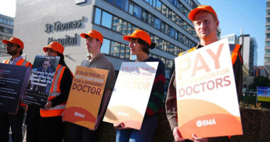 Doctors in England start a 5-day strike over pay. The government says it will hurt patients