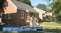 Dolton Village Board to vote on purchase of Pope Leo's childhood home at 212 East 141st Place