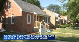 Dolton Village Board to vote on purchase of Pope Leo's childhood home at 212 East 141st Place