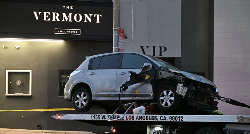 Dozens injured after vehicle drives into crowd outside of L.A. club