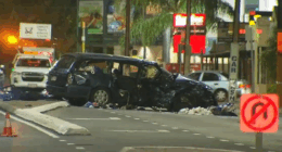 A car crash in Adelaide.
