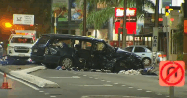 A car crash in Adelaide.