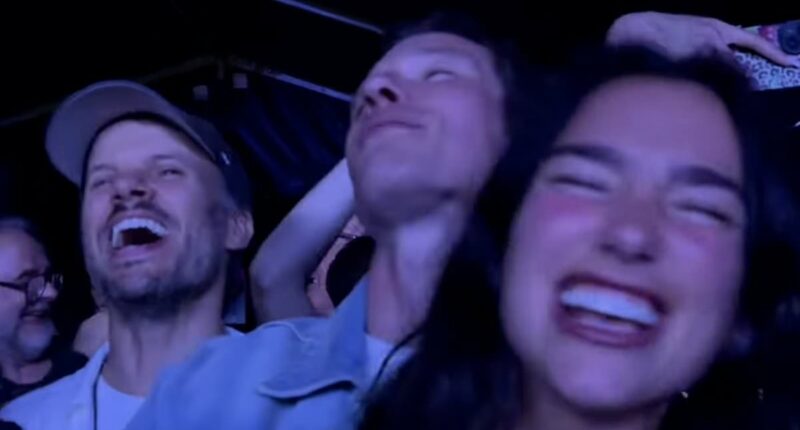 Dua Lipa and fiancé Callum Turner join Tom Cruise at Oasis shows