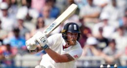 England captain Ben Stokes retires early on 66 not out against India
