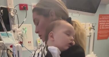 Erin McNaught's update on her son after his brain tumour diagnosis