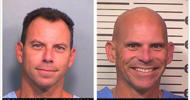 Mugshots of Erik and Lyle Menendez.