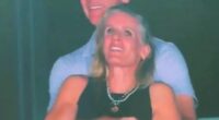 Andy Byron and Kristin Cabot embracing at a Coldplay concert.