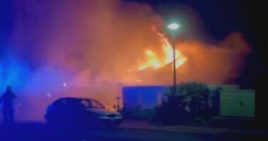 Family forced to flee from destructive house fire