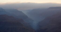 Fire crews along Grand Canyon are trying to save cabins after loss of historic lodge
