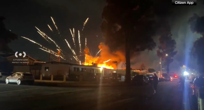 Fireworks explosion in Pacoima, California turns deadly after multiple homes set on fire