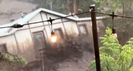 Flash flood emergency hits New Mexico town that burned in deadly wildfires