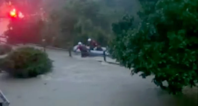 Flash flooding in central North Carolina forces residents to flee homes