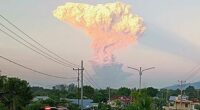 Mount Lewotobi Laki-Laki erupted on Monday for the second time in a month.