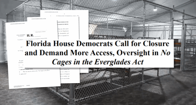 Florida Democrats aim to defund and close Alligator Alcatraz