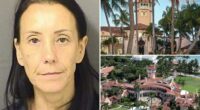 Florida woman Caroline Shaw arrested near Mar-a-Lago security checkpoint after saying she had an 'urgent message' for President Trump
