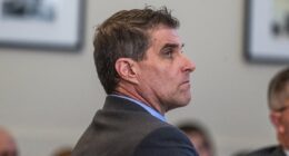 Former MLB pitcher Daniel Serafini is emotionless as prosecutors make closing arguments in murder trial