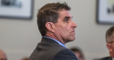 Former MLB pitcher Daniel Serafini is emotionless as prosecutors make closing arguments in murder trial
