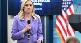 Jacqui Heinrich, Fox News White House correspondent, at a press briefing.