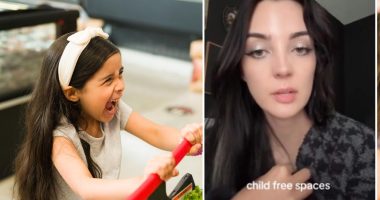 Frustrated woman argues for more childfree businesses