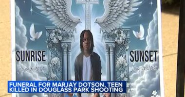 Funeral held for Marjay Dotson after video shows lifeguard Charles Leto allegedly shoot, kill him at Douglass Park