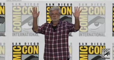 George Lucas tells Comic-Con crowd his new museum in LA's Exposition Park will be 'a temple to the people's art'