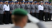 New recruits of the Bundeswehr, the German armed forces