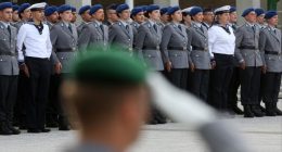 New recruits of the Bundeswehr, the German armed forces
