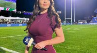 NRL presenter Tiffany Salmond (pictured) says she has been left feeling 'devastated' after she was 'silently shut-out' out by broadcasters