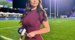 NRL presenter Tiffany Salmond (pictured) says she has been left feeling 'devastated' after she was 'silently shut-out' out by broadcasters