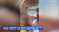 Good Samaritan rescued baby after thief stole vehicle from Lawndale gas station on South Independence Boulevard with child inside
