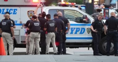 Gunman believed dead after police officer, civilians shot in Manhattan